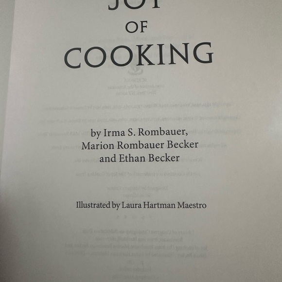 Joy of Cooking White and Gold Cookbook hardcover - Picture 7 of 7